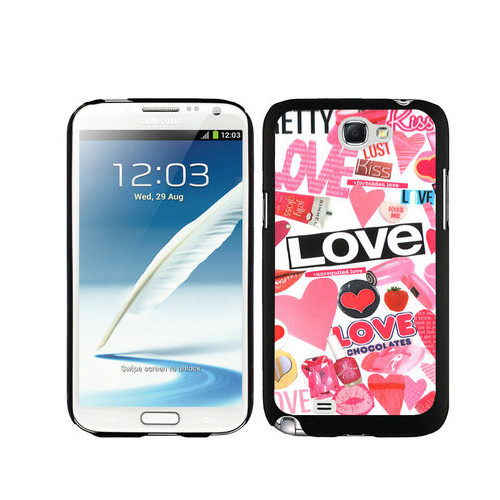 Valentine Fashion Love Samsung Galaxy Note 2 Cases DOR - Click Image to Close